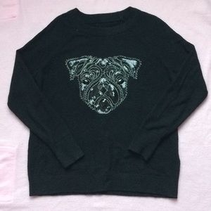 Beaded Pug Sweater